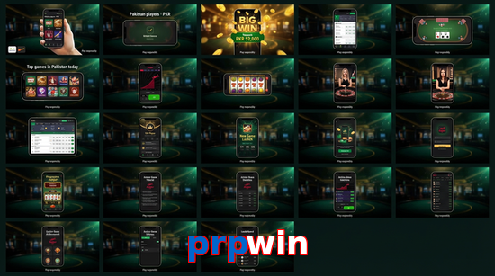Main screen of Prpwin bet page for PK players
