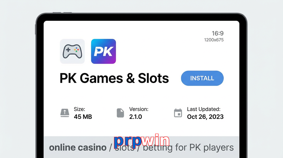 Game list for Prpwin gameapk section
